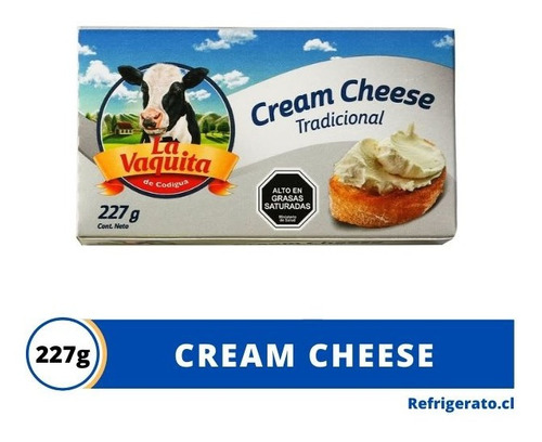 Cream Chesse La Vaquita 227gr(2uni)super