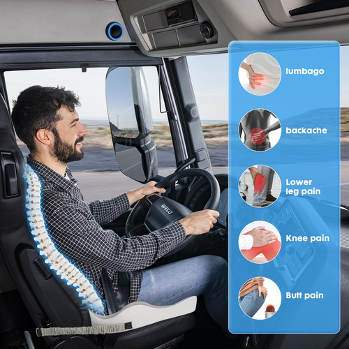 Cojín De Asiento Extragrande Para Camión Con Espuma Viscoelá