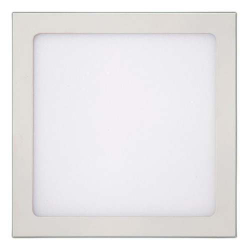 Painel Led Kian Quadrado Sobrepor Branco 24w Bivolt 4000k