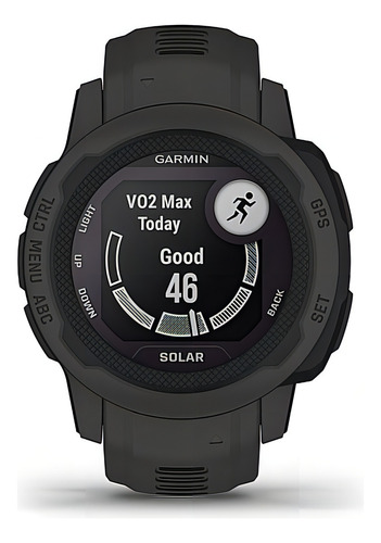 Relógio GPS solar Garmin Instinct 2s, caixa de 40 mm, cor grafite