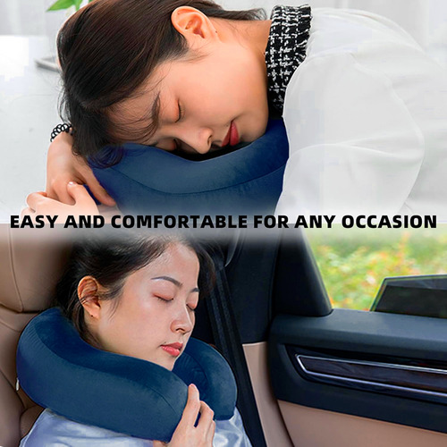 Almohada Cervical Viscoelastica Para Viaje Y El Hogar