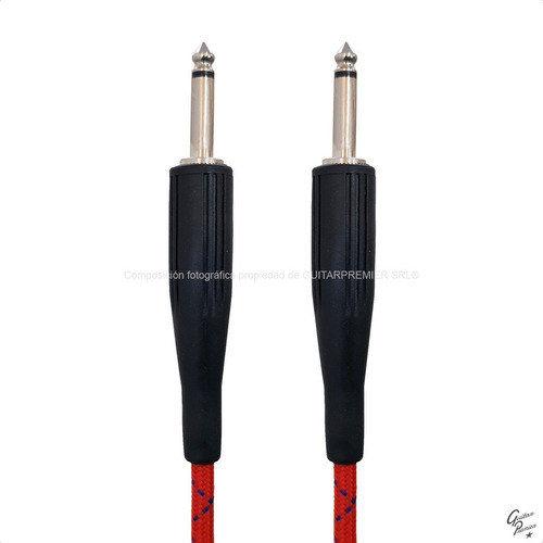 Cable Audio Guitarra Plug Plug Libre De Oxigeno 10m Premium