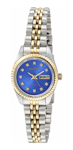 Reloj Mujer Armitron 75-2475bltt Cuarzo 24mm Pulso Azul