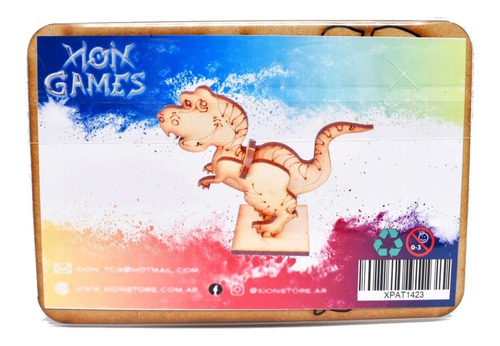Imagen 3 de 5 de Para Armar - Xion Games Cartoons - Tiranosaurio Rex