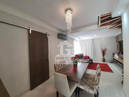 Casa Com 3 Dormitórios À Venda, 240 M² Por R$ 735.000 - Jardim Botânico - Ribeirão Preto/sp - Ca1802
