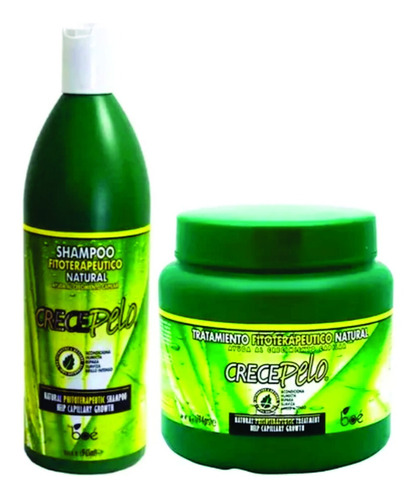 Kit Crecepelo Boe Shampoo 965ml E Mascara 1 Kg - Original