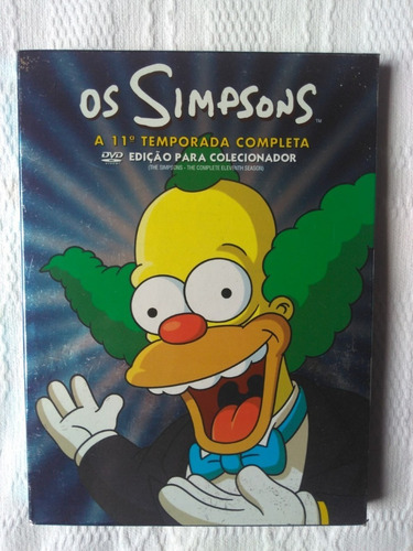 Box Dvds Os Simpsons - 11 Temp Compl - 4 Discos - Completo (Usado)