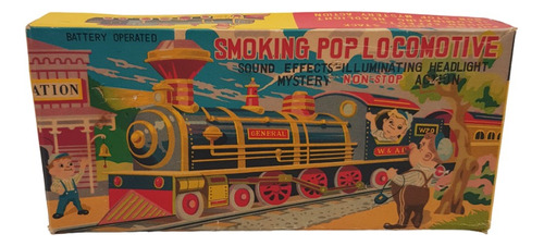 Tren Vintage Smoking Pop Locomotora Si Funciona 