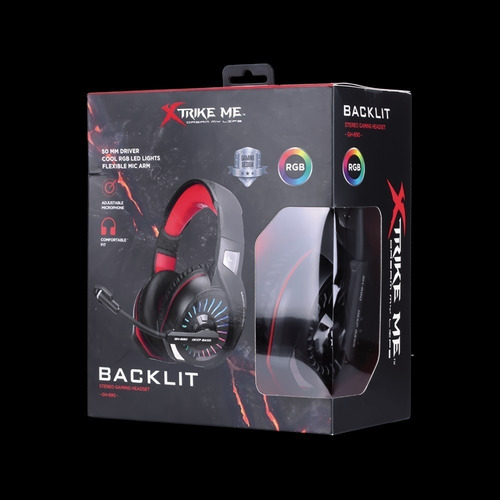 Imagen 4 de 4 de Auriculares Xtrike-me Gamer Negro Gh-890