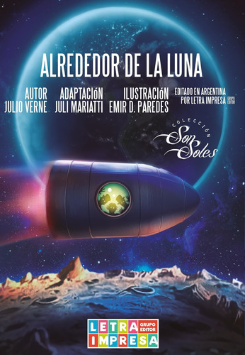 Alrededor De La Luna - 2023-verne, Julio-letra Impresa Gru 