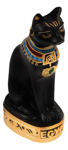 Estatua De Gato Egipcio Con Adorno De Dios Gato Para Porche