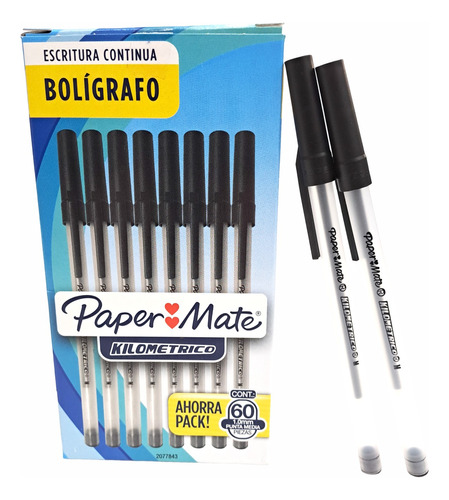 Bolígrafo Paper-mate 1.0 Mm Kilometrico Por 360 Unidades