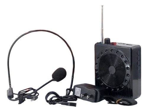 Micrófono Multi-función Megáfono Cintillo Fm Usb Portatil