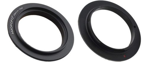 D5300 D5200 D610 D3300 D5500 D810 D750 Df D7200 D7000 D5600 Anillo adaptador de rosca de filtro Nikon Macro de montaje inverso y para Nikon D7500 D7100