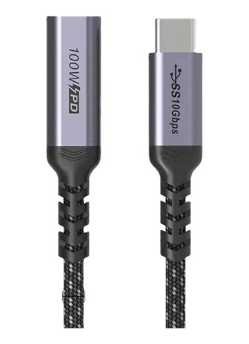 Cable Extensor Usb C 3.1 Gen2 3mtr 10gbps 100w Data/pd/video