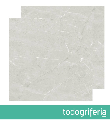 Porcelanato Gris Claro Marmolado Satinado Armani Aqua 120x12