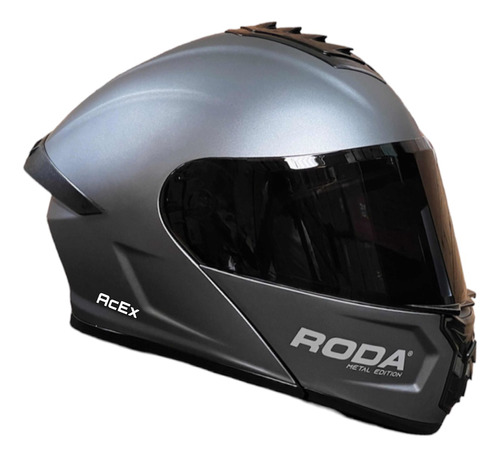 Casco Roda Pilot Abatible Calidad Metal Mica Regalo Humo Ns