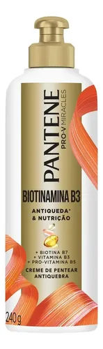 Creme de Pentear Pantene Antiqueda & Nutrição Biotinamina B3 240g