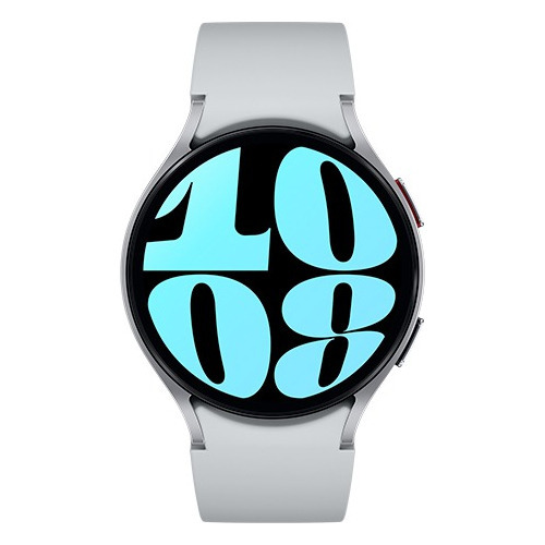 Smart Watch Reloj Samsung Galaxy Watch 6 44mm Gtia Oficial Color De La Caja Blanco Color De La Malla Silver Color Del Bisel Negro Diseño De La Malla Silicona