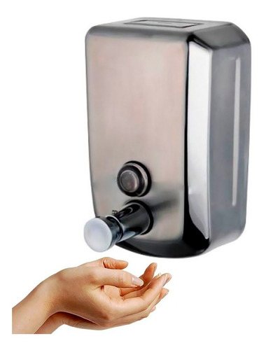 Dispensador De Jabón / Manual De 500ml Acero Inoxidable