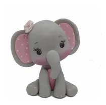 Comprar Adorno Para Torta Elefante Bebe, Elefantita Baby Shower Rosa Elefantita Bebe