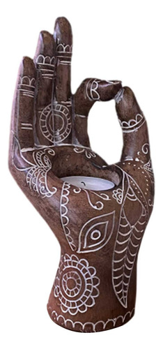 Mudra Con Forma De Vela De Mesa Con Soporte De Buda, 1 Pieza