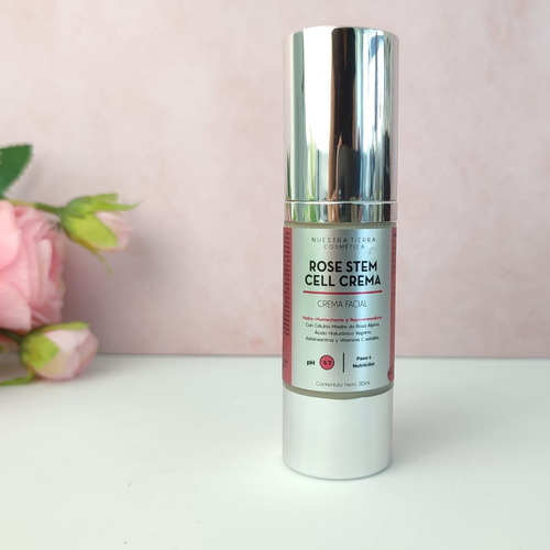 Crema Facial Anti-edad Rose Stem Cell Con Astanxantina 30 Ml