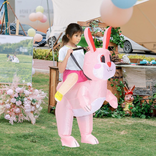 Disfraz Inflable De Conejo De Pascua Lindo Para Adolescente