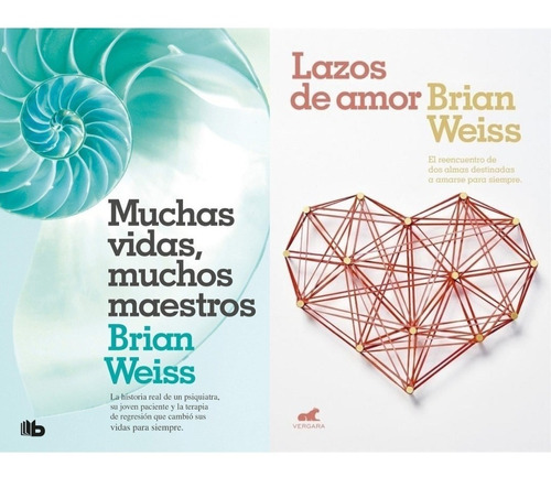 2 Libros - Muchas Vidas Muchos Maestros + Lazos De Amor