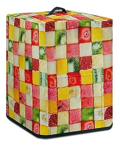 Cubierta De Air Fryer Con Diseño De Frutas Coloridas Y Bolsi