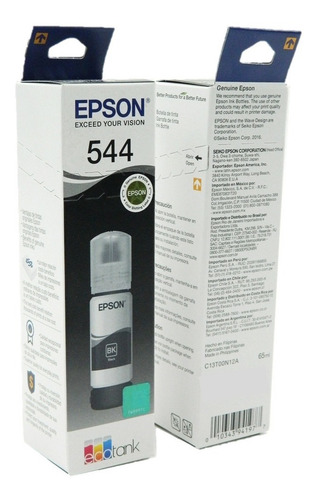 Tinta Epson Original T544 L3150 L1110 L5190