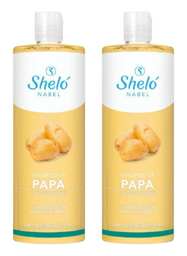 2 Pack Shampoo De Papa Shelo 950 Ml