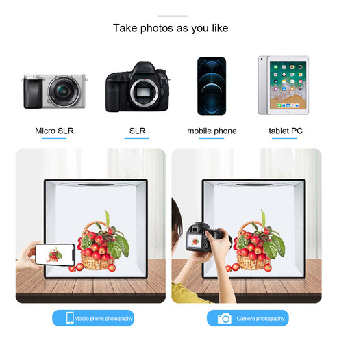 Lámpara Fotográfica Plegable J, Tienda De Campaña Portátil P