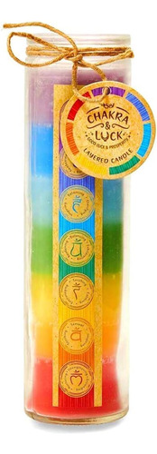 Chakra & Luck Vela Premium De Siete Chakras En Capas, 7 Chak