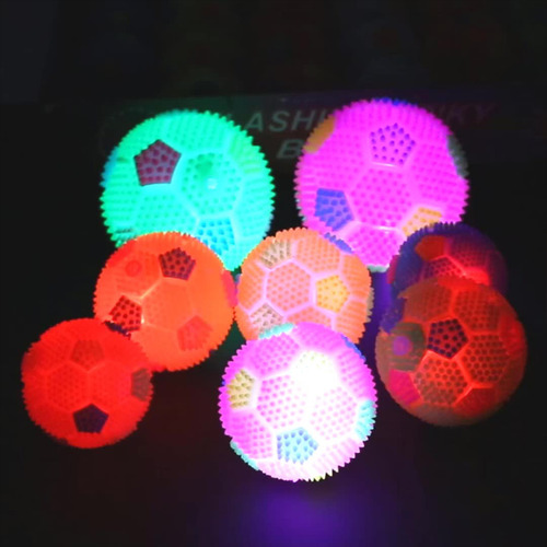 Pelota De Fútbol Para Niños Con Iluminación, Masaje, Multius