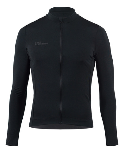 Campera Ciclismo Invierno Total Black Keep Klimbing