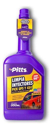 Limpia Inyectores Pitts Pick Ups Y 4x4 Nafta Y Diesel 350 Ml