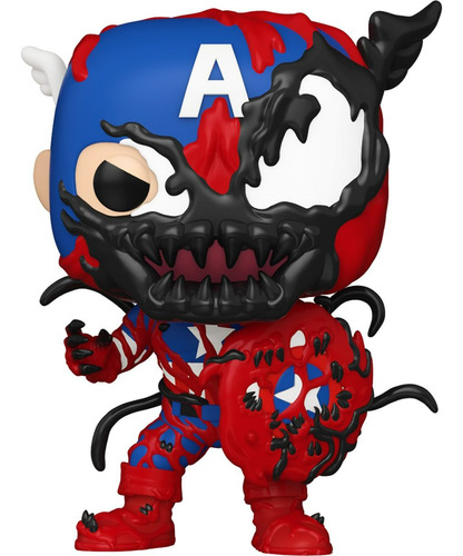 Figura Funko Pop! Marvel: Carnageized - Capitan America
