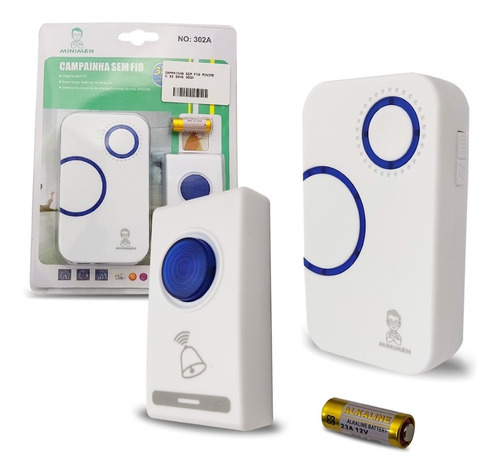 Campainha A Prova Dagua Sem Fio Wireless Minimen