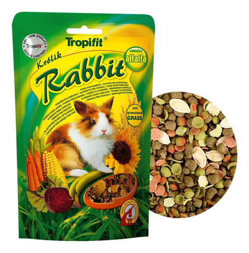 Alimento Completo Para Conejos 500 Gramos Tropifit 