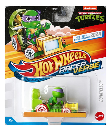 Hot Wheels Disney Racerverse Donatello Tortugas Ninja