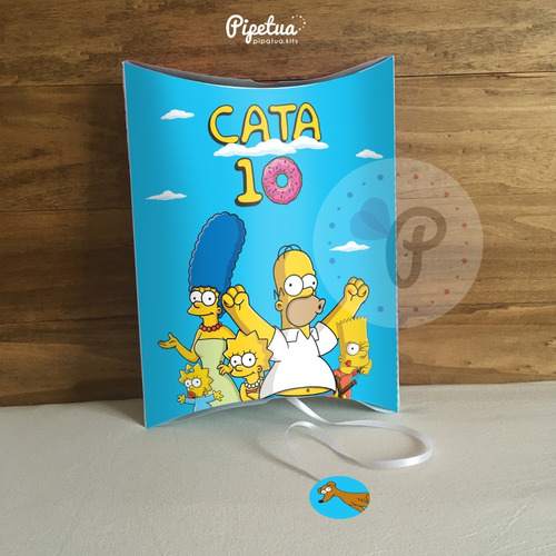 Piñata Simpsons Personalizada Cumple Fiesta Bart Homero Lisa