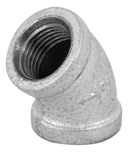 Codo 45° Acero Galvanizado De 1/2in Foset