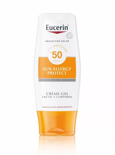 Protector Solar Crema-gel Eucerin Sun Fps 50  150ml