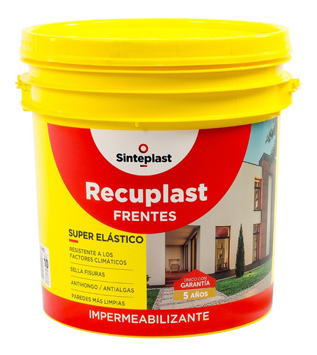 Recuplast Frentes Impermeabilizante 10l Sinteplast Prestigio