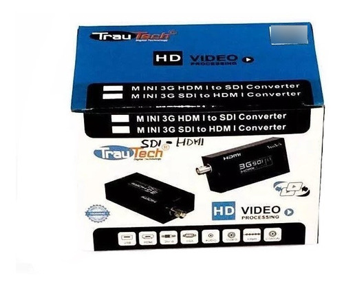 Conversor De Sdi A Hdmi Trautech Para Camaras De Television