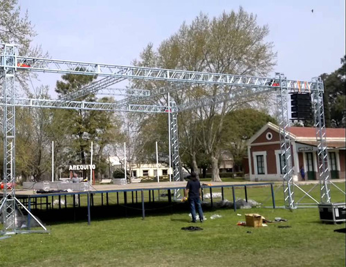 Truss Estructura Cuadrada Tramos 1 Metros Mini Support Jk4