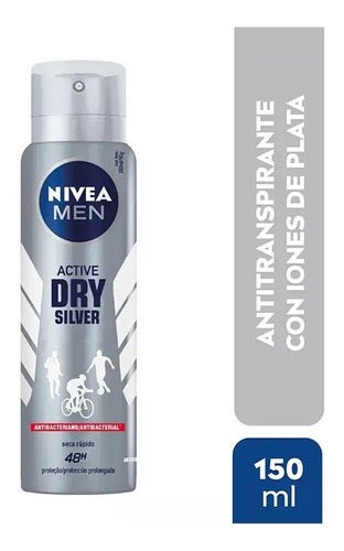 Nivea Desodorante Silver Protect En Spray 150ml