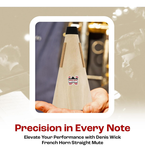 Silencio Recto De Madera Denis Wick Para Trompa | Accesso...