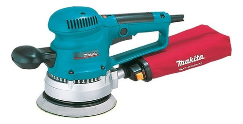 Lijadora orbital Makita Roto, 150 mm, 310 vatios, color azul,